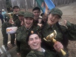Победа  в  открытых казачьих военно-спортивных соревнования "Наши в городе" 