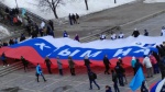 Студенты и сотрудники СОМК приняли участие  в митинге, посвященном годовщине возвращения Крыма России