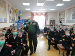 Свердловский Центр охраны здоровья детей и подростков провёл лекцию для юных суворовцев