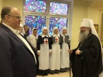 Студенты Свердловского областного медицинского колледжа приняли участие в освящении Храма во имя мученицы Людмилы Чешской при противотуберкулёзном диспансере