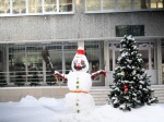   В Свердловском областном медицинском  снежное прибавление